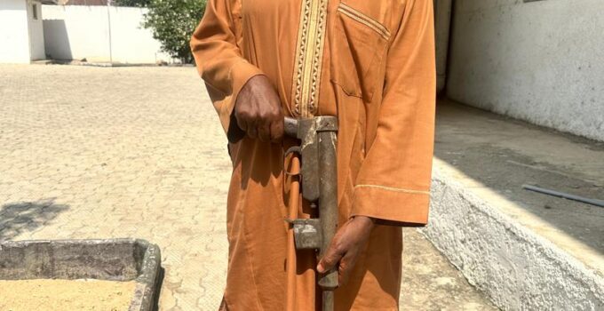 Troops Detain Suspected Gunrunner and Seize Submachine Gun in Taraba