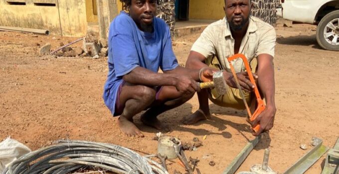 Ogun Police Detain Two Individuals for Vandalizing Government Cables and Iron Rods