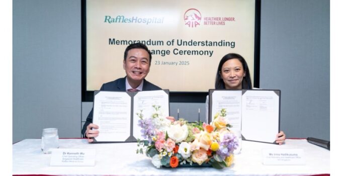 AIA Singapore partnering with Raffles Hospital to boost accessibility of quality healthcare in Singapore