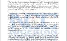 NCC Grants Approval for Telecom Operators' Tariff Increase