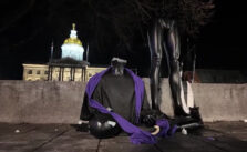 Orthodox Christian Dismantles Satanic Temple Exhibit in New Hampshire