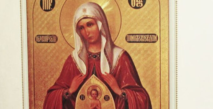 The Mother of God Icon: "Helper in Childbirth" by Svetlana Rybakova