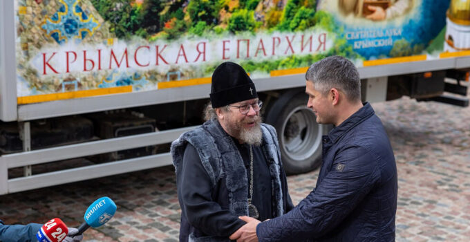 Metropolitan Tikhon of Crimea Provides Medical Equipment to Local Hospitals