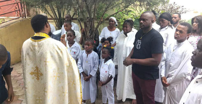 Inaugural Liturgy and Baptism Ceremony at New Congolese Parish