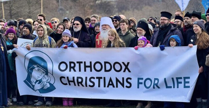 Orthodox Christians Participate in March for Life in Washington, D.C. and San Francisco