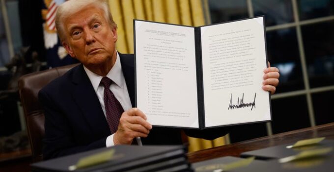 President Trump Signs Executive Order Pardoning Nearly 1,500 Defendants from Capitol Insurrection