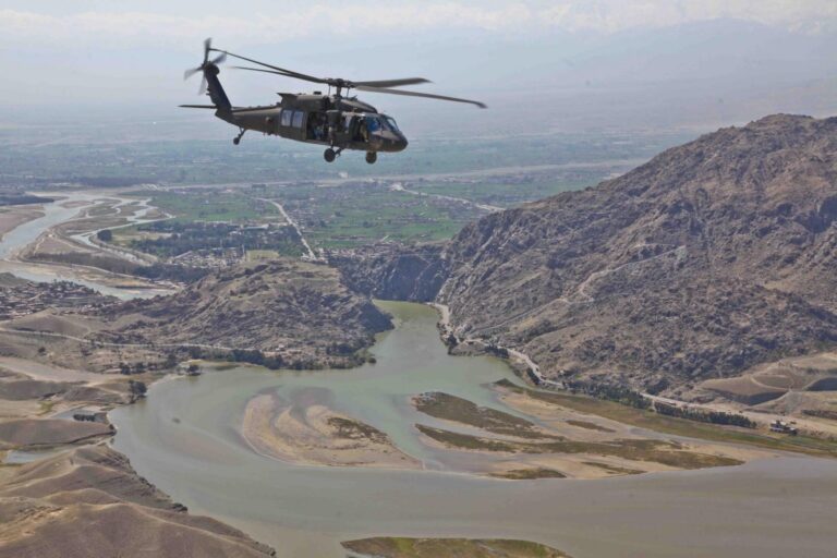 All on board perish in mid-air collision between American Airlines plane and Black Hawk helicopter.