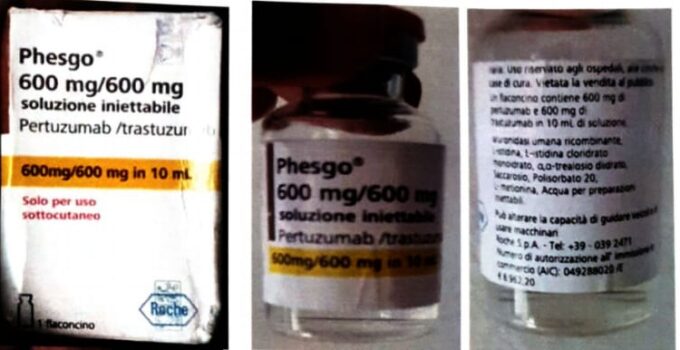 NAFDAC Warns Against Counterfeit Phesgo® 600mg/600mg/10ml Injection