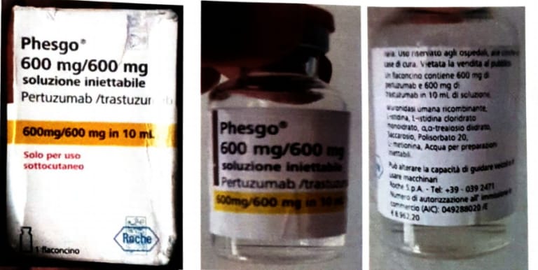 NAFDAC Warns Against Counterfeit Phesgo® 600mg/600mg/10ml Injection