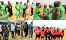 Senator Williams Graces Friendly Match Between Yakurr Old Stars and Abi All Stars
