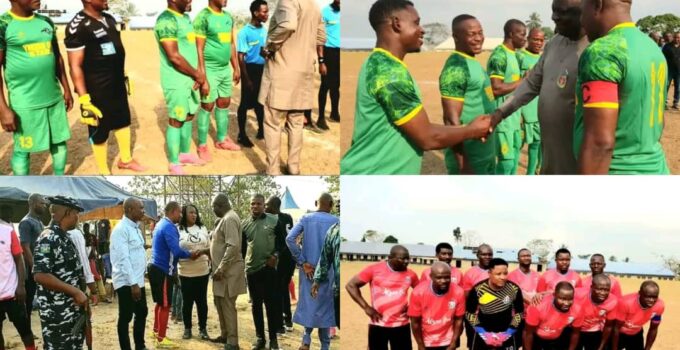 Senator Williams Graces Friendly Match Between Yakurr Old Stars and Abi All Stars