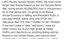 Trump to Putin: End the Ukraine War Now – Choose the Easy Way or the Hard Way
