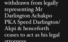 I Have Officially Ended My Representation of Akpi - Lawyer Stan Alieke Cuts Ties with Speed Darlington