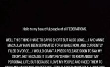 2Face Idibia Reveals Split from Wife Annie Macaulay After Period of Separation