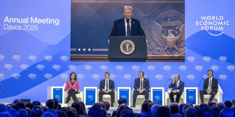 Trump Urges Global Business Leaders: Produce Your Goods in the U.S. or Face Tariffs