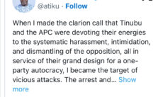 Atiku Criticizes Tinubu's Government Over Sowore's Arrest: 'They Could Imprison Us All Soon'