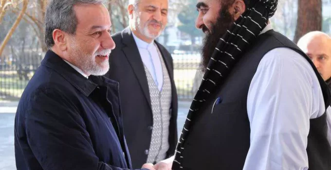 Iranian Foreign Minister Holds Talks with Taliban Officials in Kabul