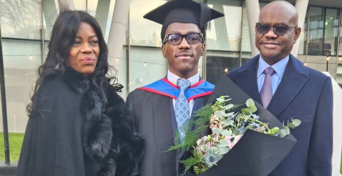 Wike’s Son Celebrates Law Degree From London University