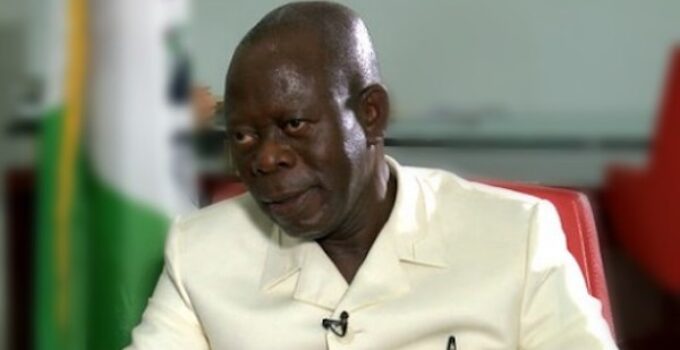 Oshiomhole Claims Former Military Generals Involved in Illegal Mining in Nigeria