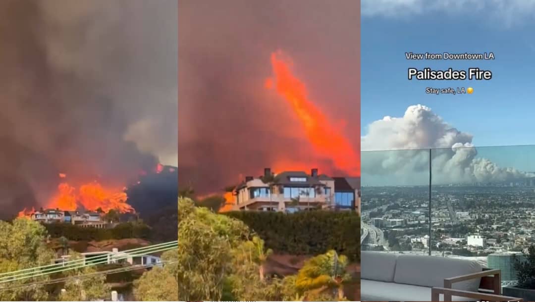 Southern California's Palisades Fire Worsens Converseer