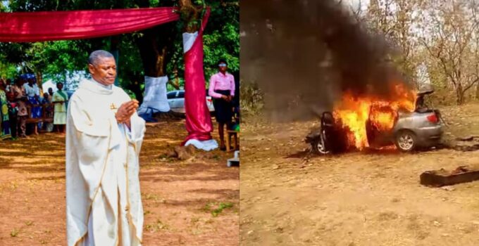 Catholic Priest Escapes Death After Car Explosion in Cross River