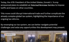 Trump's External Revenue Policy Could Disrupt Global Trade, Says Oyedele
