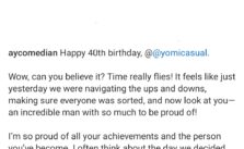 AY Makun Celebrates His Brother Yomi: A Love and Respect for Family Like No Other