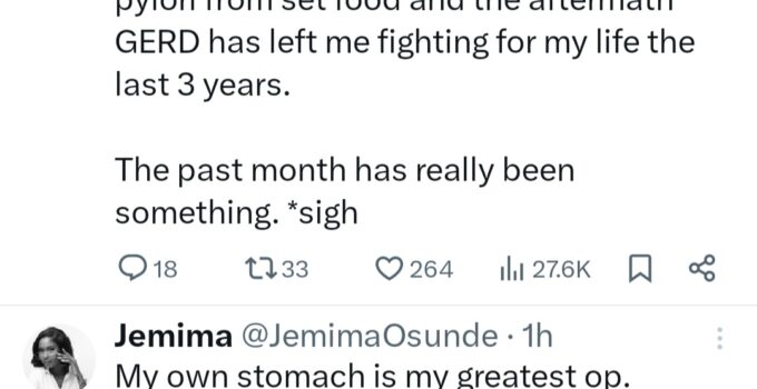 Actress Jemimah Osunde Reveals Three-Year Health Struggles from Eating Contaminated Food on Set