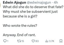 Married Man Questions Expectations of Women’s Subservience Despite Their Capabilities: ‘If I Were a Woman, I’d Feel Very Depressed’