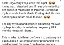 Woman Shares How She Avoids Intimacy with Her Husband During Pregnancy