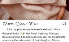 Princess Beatrice Welcomes Second Child, Names Her in Honor of Queen Elizabeth