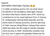 Kaduna Monarch Collapses and Passes Away During Event (Photos)