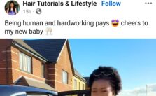 UK-Based Nigerian Content Creator Reflects on Her Journey with 2015 Photo of Sitting on a Cassava Bag