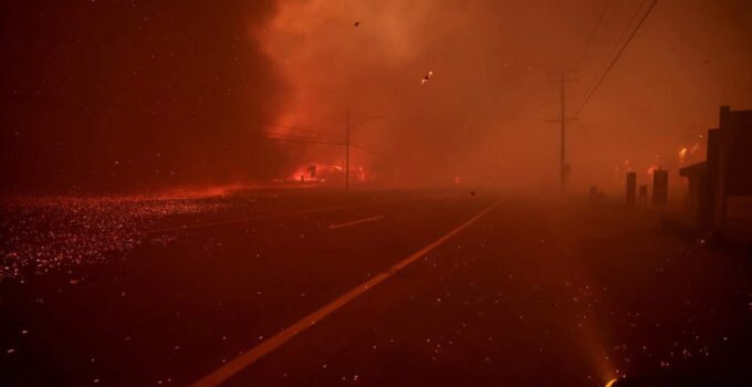 Videos: Over 30,000 Evacuate in California Due to Wildfires and Severe Wind Conditions