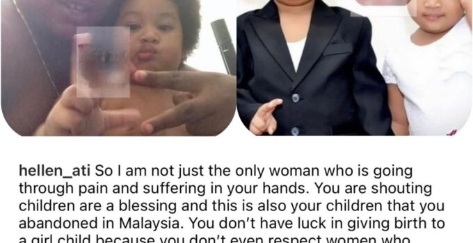 Cubana Chief Priest's Alleged Kenyan Baby Mama Accuses Him Again, Claims He Left Two Children in Malaysia (Photos)