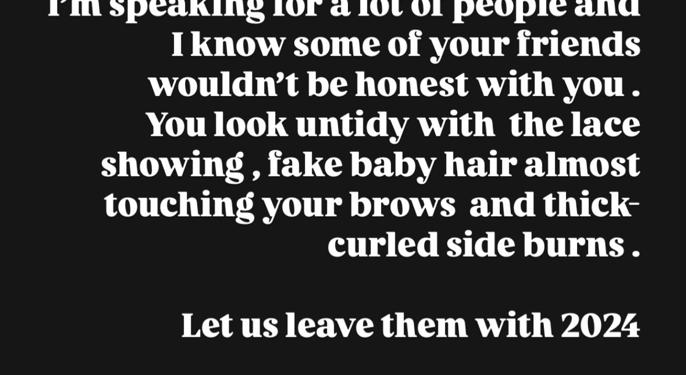 Noble Igwe Critiques Ladies Wearing Frontals: 'The Lace and Fake Baby Hairs Are Unkempt'