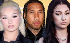 Alabama Barker, daughter of drummer Travis Barker, refutes rumors of a romance with rapper Tyga
