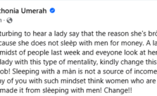 Nigerian Woman: It's Disturbing for a Lady to Admit Being Broke in 2025 Due to Refusing to Exchange Sex for Money