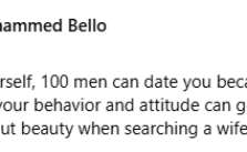 Nigerian Man Claims Men Prioritize More Than Beauty When Choosing a Spouse