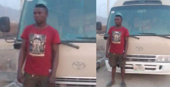 Police Apprehend Suspected Thief Found with Stolen Bus in Kogi