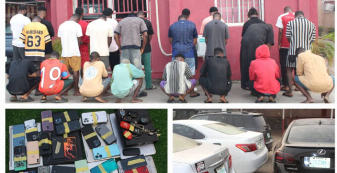 25 Arrested as EFCC Busts Alleged Yahoo Academy in Benin