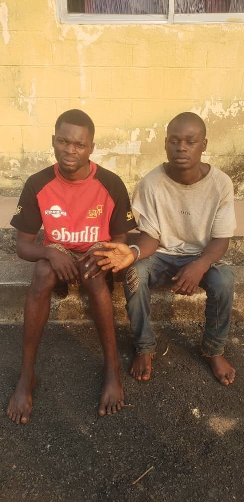 f7aac7a2 0073 44eb 85f3 6c93e62cc190 Police Nab Two Suspects for Gruesome Murder of Mrs. Justina Amunde