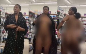 Woman Dances Naked While Families Shop in Family Dollar Store