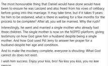 Fr. Kelvin Ugwu Responds to Suspension of Delta Catholic Priest: Daniel Should Have Secured Release from Celibacy Before Marriage