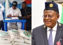 NYCN Chairman Distributes Rice to Youths, Commends Governor Otu for His Support