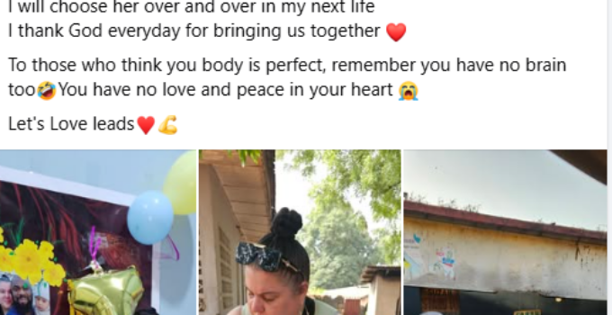 Nigerian Man Defends His British Wife Against Body-Shaming Trolls: 'Her Womb is Fertile, Full of Love and Peace, Unlike Some Shallow 'Slay Queens'