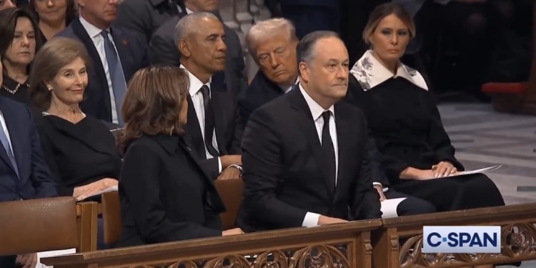 Kamala Harris Fumes Watching Barack Obama Talk To Donald Trump