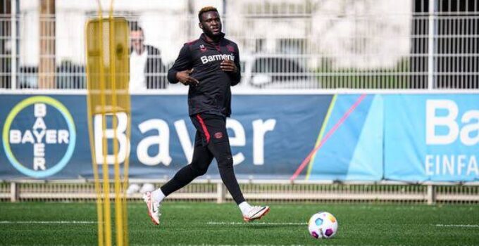 Victor Boniface Makes Unexpected Comeback to Training Before Atletico Madrid Showdown