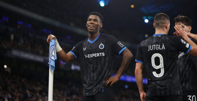 Raphael Onyedika Nets First UEFA Champions League Goal as Club Brugge Advances to Playoffs