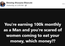 Nigerian Woman Addresses Men Earning 100K Monthly Who Fear Relationships with Women Seeking Financial Support